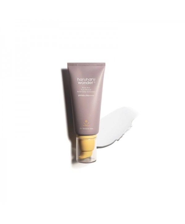 BLACK RICE PURE MINERAL RELIEF DAILY SUNSCREEN SPF50+/PA++++