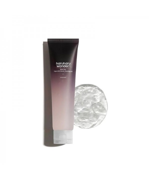 BLACK RICE TRIPLE AHA GENTLE CLEANSING GEL - Skinseen.ro
