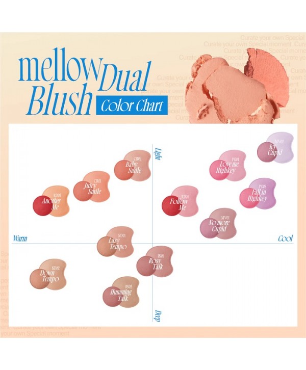 MELLOW DUAL BLUSHER MV01 NO MORE CUPID 