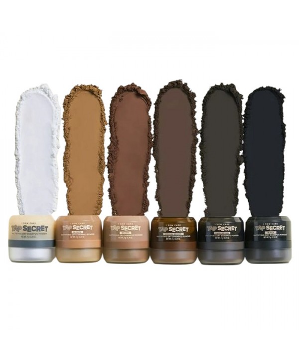 TAP SECRET MATTIFYING DRY SHAMPOO POWDER BROWN
