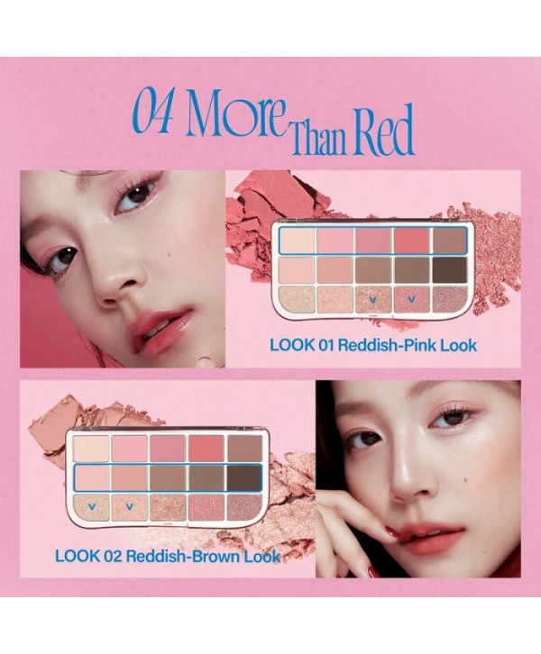 MORE MOOD EYESHADOW PALETTE 04 MORE THAN RED