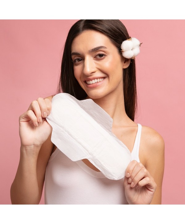ABSORBANTE BUMBAC ORGANIC NIGHT