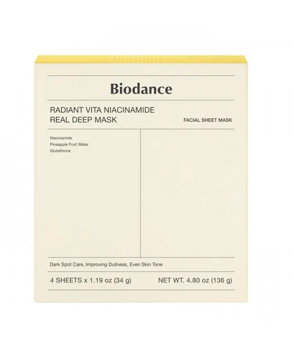 RADIANT VITA NIACINAMIDE REAL DEEP MASK